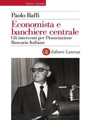 cover image of Economista e banchiere centrale